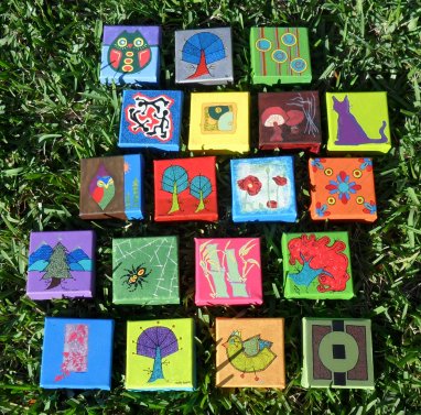 mixed mini canvas'