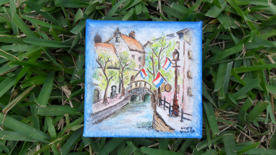 Paris mini canvas