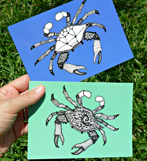 Crab Postcards