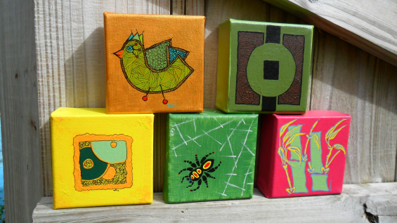 mini 4 x 4 canvas