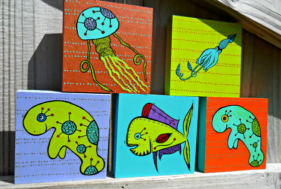4 x 4 mix ocean blocks