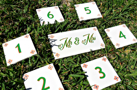 wedding numbers