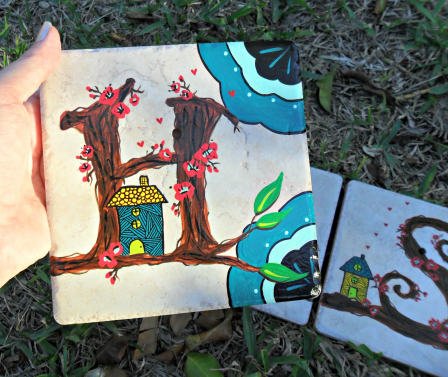 letter in twigs
