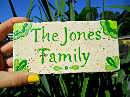 family name tile