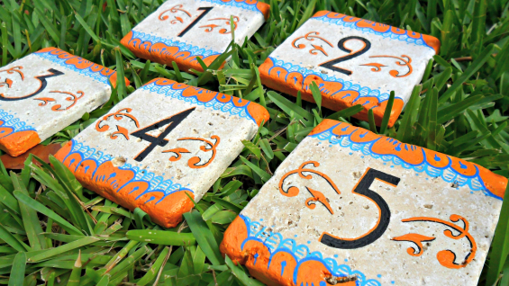 wedding table numbers