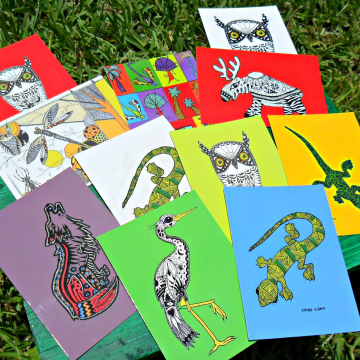 Postcards Animal Art