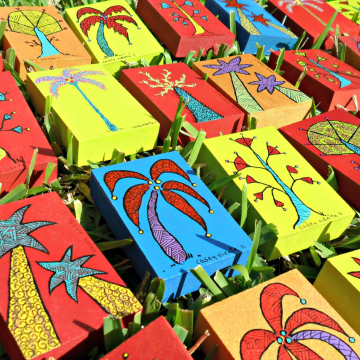 Wood Art Blocks trees