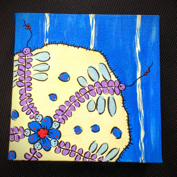 Sea Anemone on canvas
