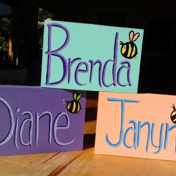 Custom names on art blocks