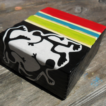 mixed media Art Block