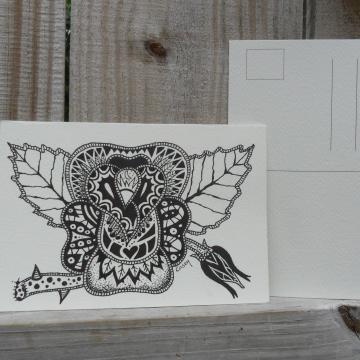 Rose Tattoo post card Rose Tattoo post card