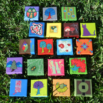mixed mini canvas'
