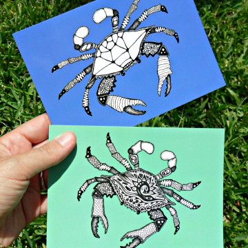 Crab Postcards
