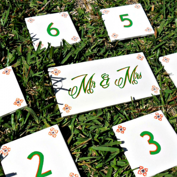 wedding numbers
