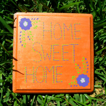 Home Sweet Home wooden sign