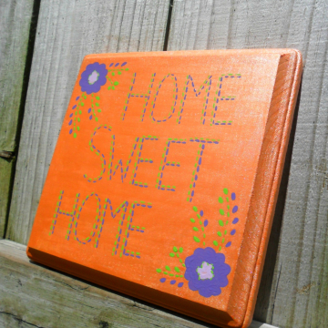 Home Sweet Home wooden sign