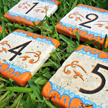 wedding table numbers